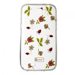  Silicon Case Flowers for Samsung Note 2